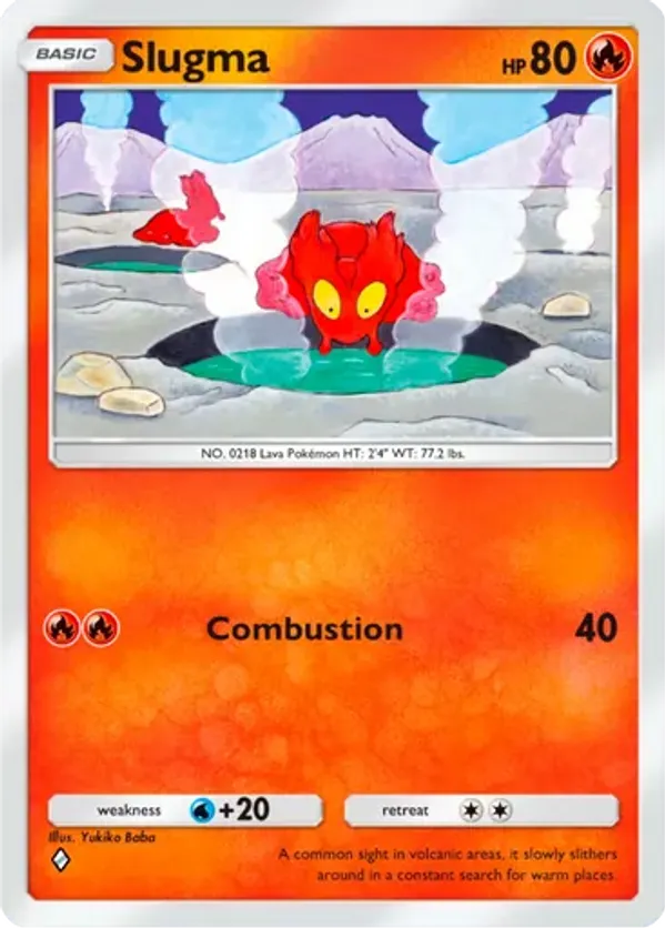 slugma pokemon card value Slugma - 028/162 - Temporal Forces main image 1