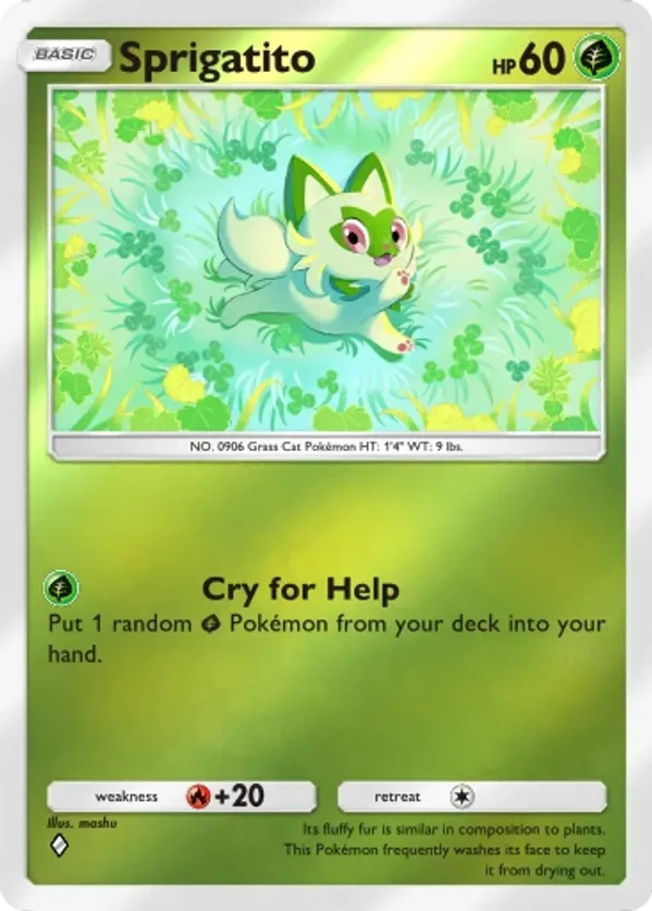 Sprigatito | Pokmon Cards and Details | pkmn.gg
