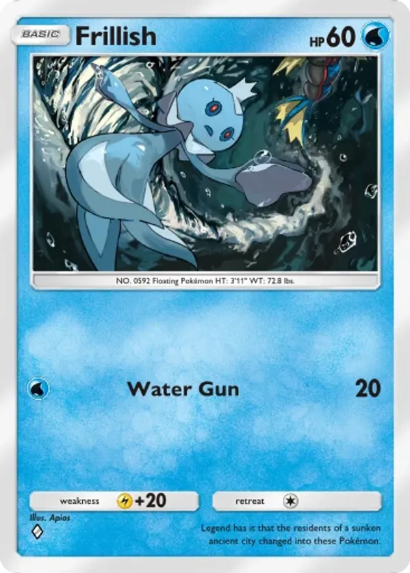 Frillish | Pokmon Cards and Details | pkmn.gg