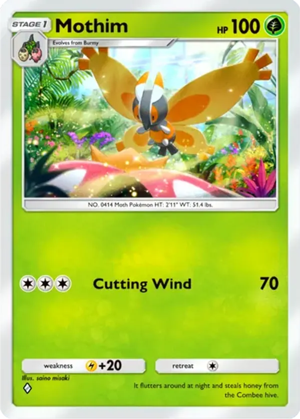 Mothim | Pokmon Cards and Details | pkmn.gg