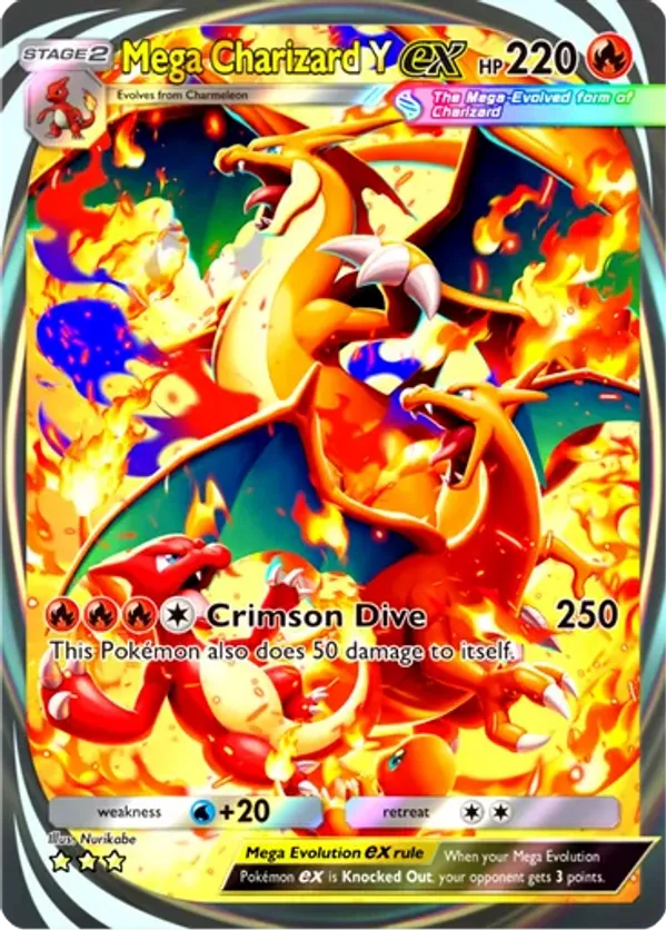 Mega Charizard Y ex 087 Crimson Blaze | pkmn.gg