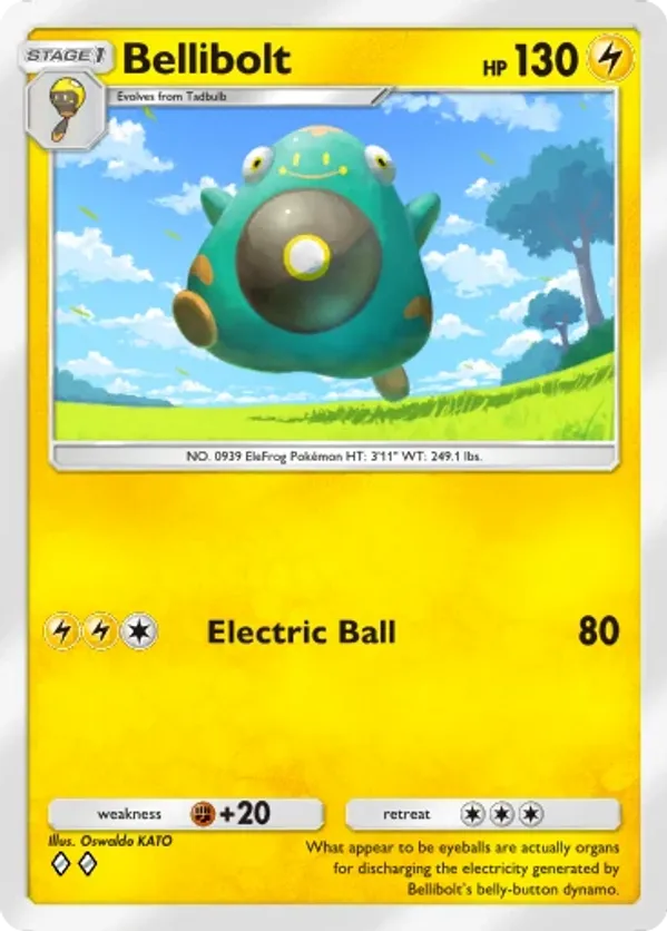 Bellibolt | Pokmon Cards and Details | pkmn.gg
