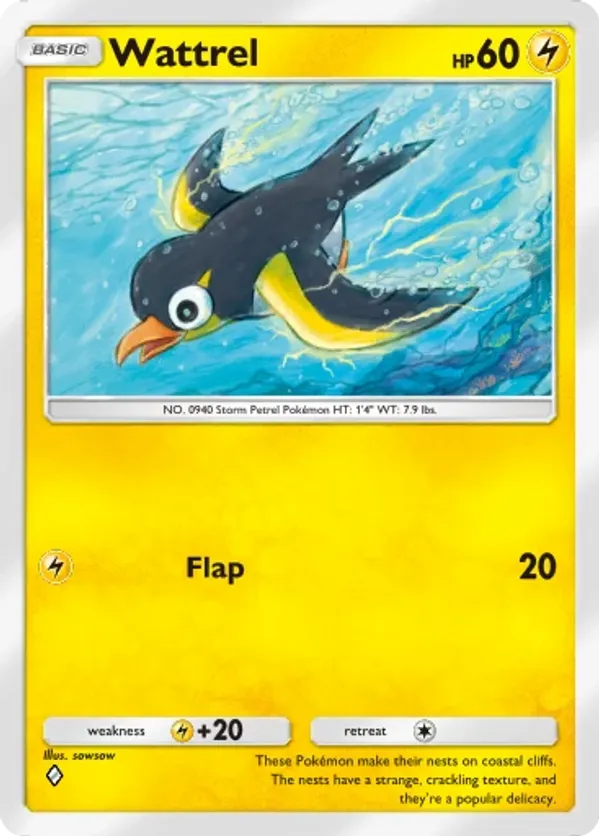 wattrel pokemon card value Kilowattrel 079/198 - Scarlet & Violet - Evolution 3 Set RarityCommon Hit Points60 HP Lightning Thunder Shock (10 Flip a coin Wattrel - 077/198 77 -