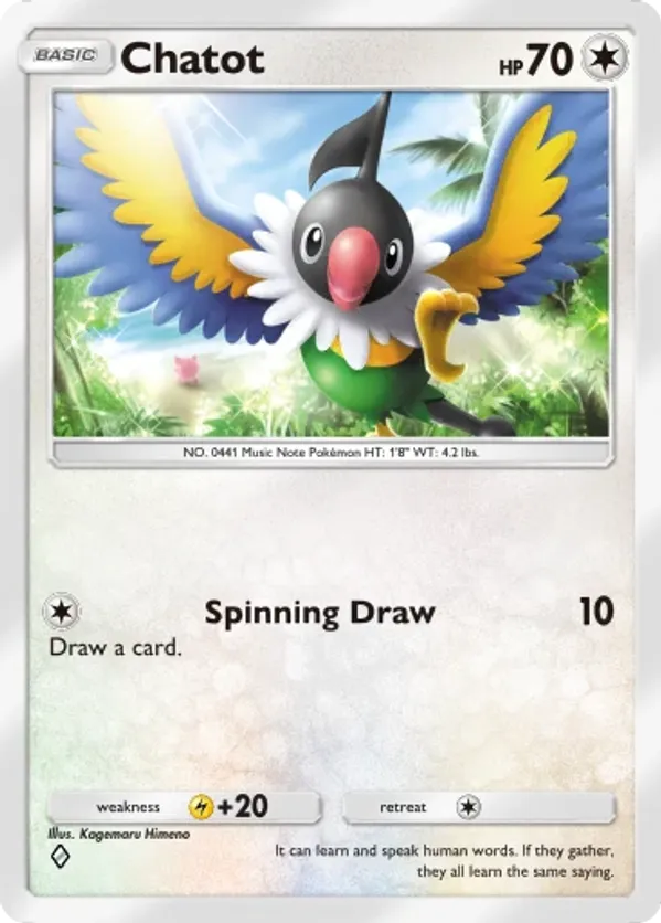 chatot pokemon card Chatot (77/101) [Black & White: Plasma Blast] – TokenMTG