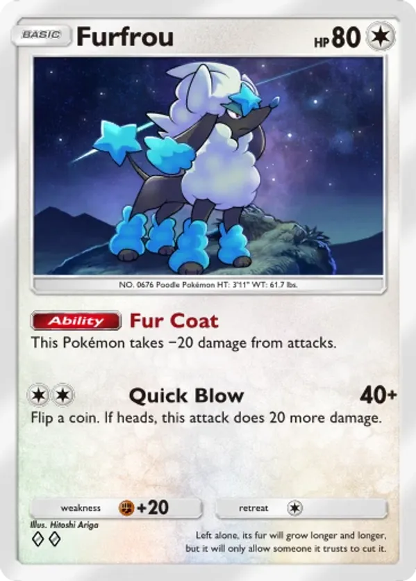 Furfrou | Pokmon Cards and Details | pkmn.gg