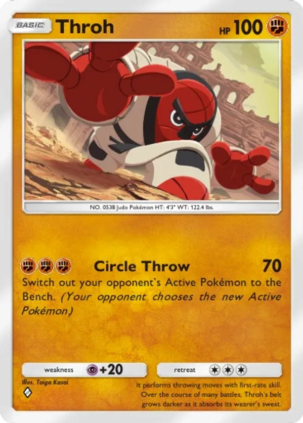 throh pokemon card Japanese 053/086 sv11B U Mirro Monster Ball TCG  ToysOneJapan Rare Card Type Throh C 056/100 1 (Used)