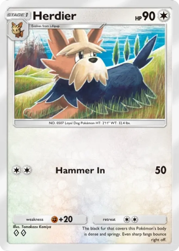 Herdier 138 Pulsing Aura | pkmn.gg