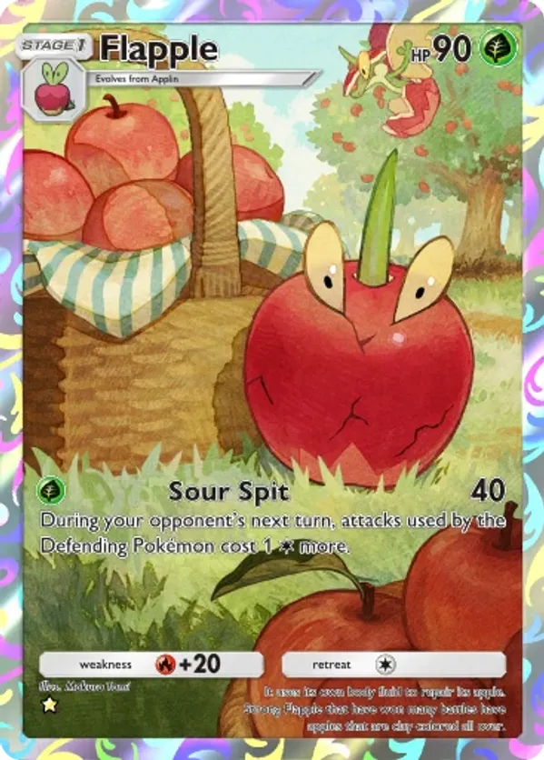Flapple 160 Pulsing Aura | pkmn.gg