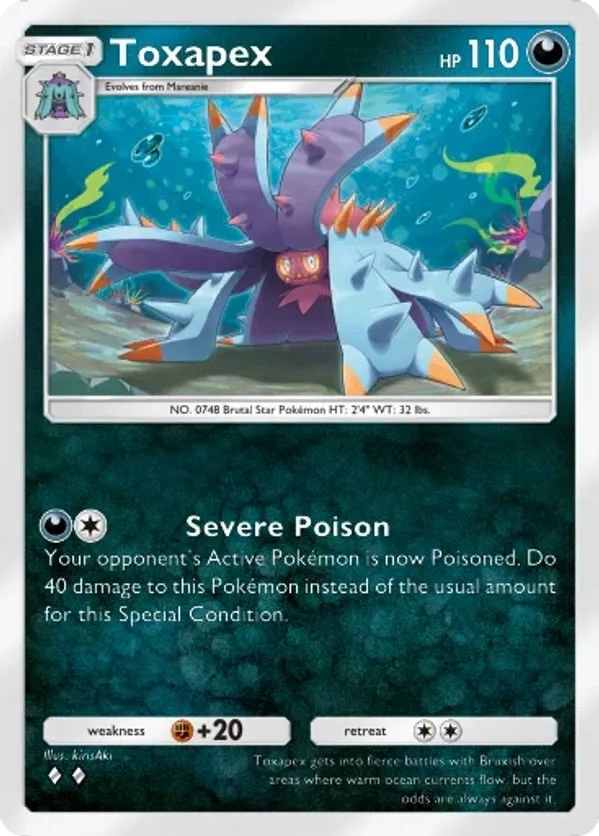 Toxapex 047 Everyday Wonders | pkmn.gg
