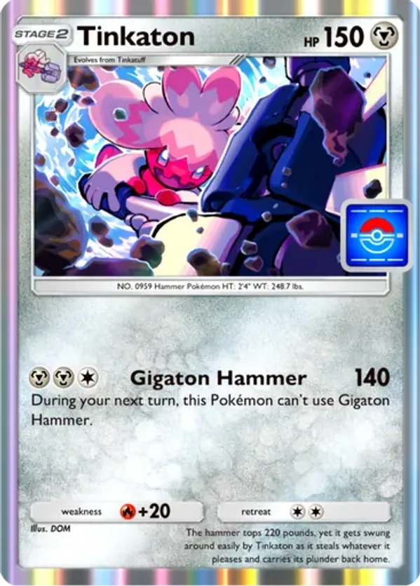 tinkaton pokemon card price Pokmon TCG: ex Battle Deck The item available is listed in the Title Tinkaton Pokemon Cards Price Guide