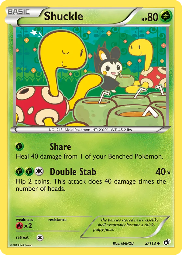 shiny shuckle pokemon card 12/25 - Xerneas Holo Celebrations TCG 9