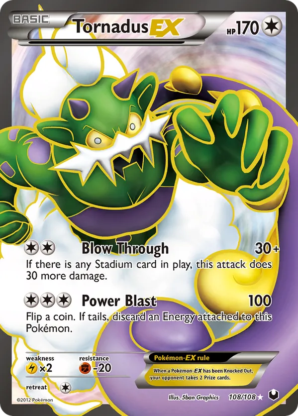 Tornadus-EX #108/108 Dark Explorers | pkmn.gg
