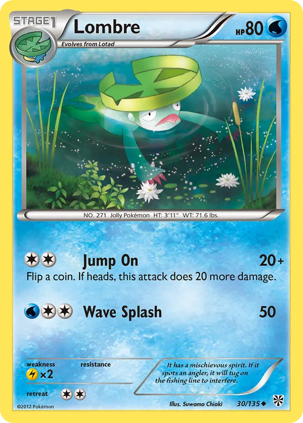 lombre pokemon card value 008/192 Lombre | Uncommon Reverse Holo Card before you put it into your hand Lombre | Pokmon Cards and