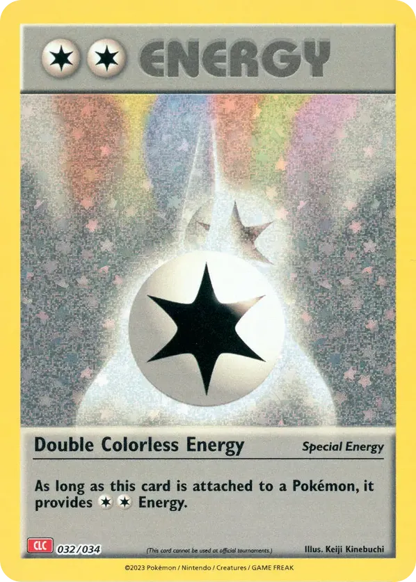 Double Colorless Energy