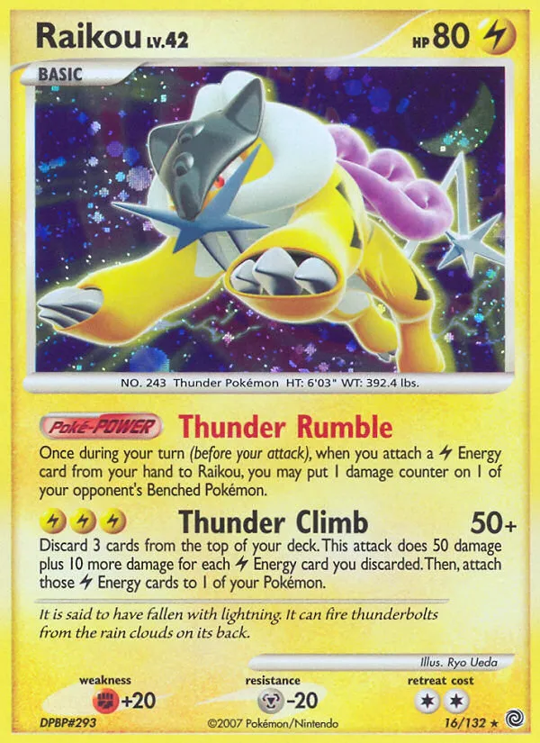 raikou pokemon card value V #GG41 EXTENDED ART  Raycardza Lightning Rarity Raikou (SL9) [HeartGold & SoulSilver: