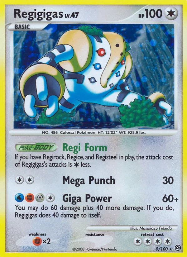 Regigigas FB 087/100 Beat of the Frontier Holo 1ED 2009
