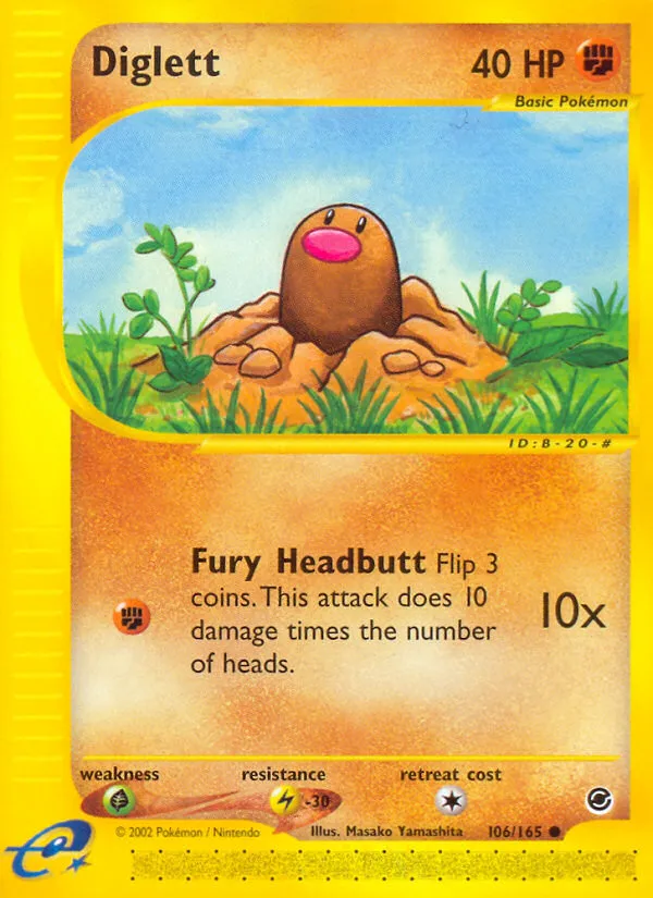 Diglett #106/165 Expedition Base Set | pkmn.gg