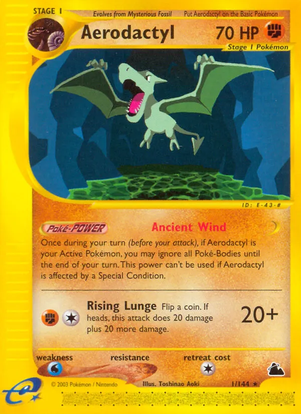 aerodactyl pokemon card Amazon.com: Pokemon - Aerodactyl V