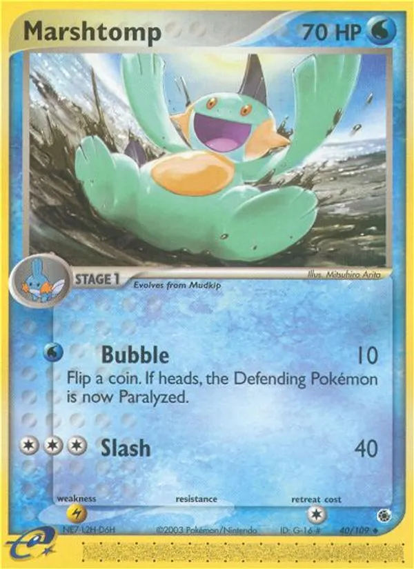 Marshtomp #040/109 Ruby & Sapphire | pkmn.gg