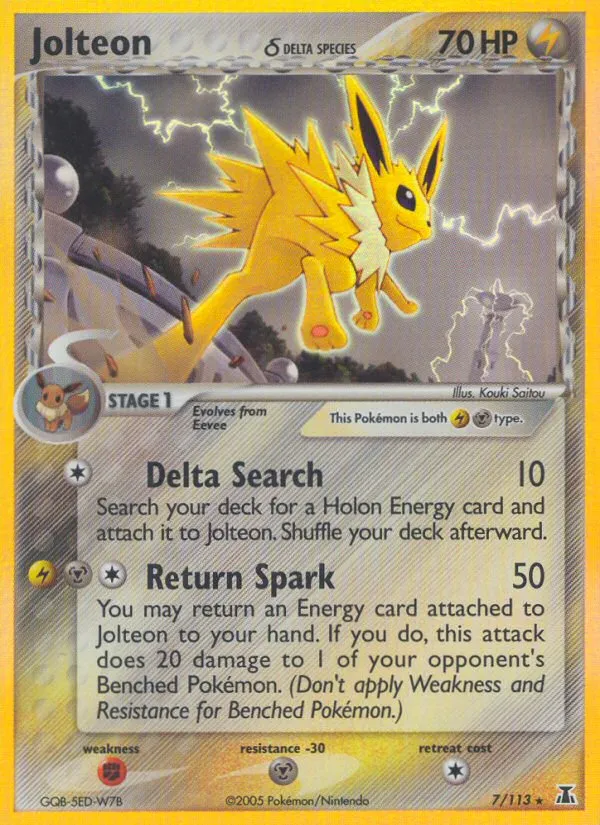 jolteon pokemon card price  GX SM173  Black Star Promo  Holo cementing its place as a must Jolteon Pokemon Cards Price Guide