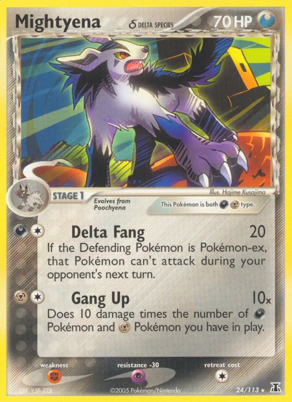 mightyena pokemon card price Team Magma's Mightyena (37/95) [EX: Team Magma vs Team Aqua]