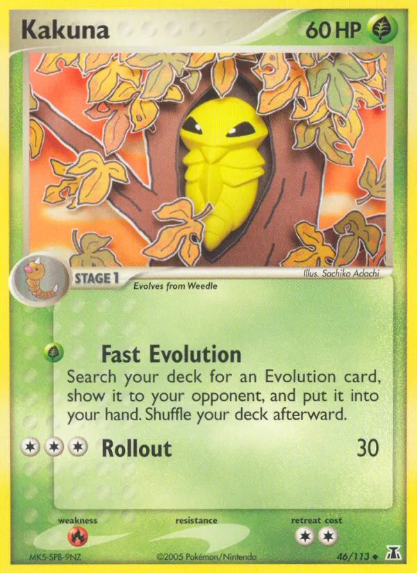 pokemon kakuna card Kakuna #046/113 Delta Species