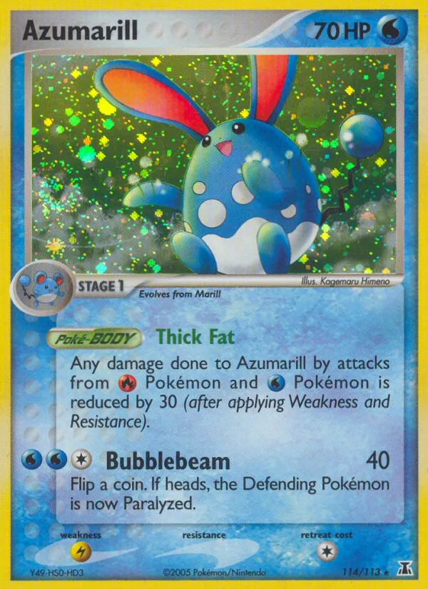 azumarill pokemon card value SHINY Azumarill
