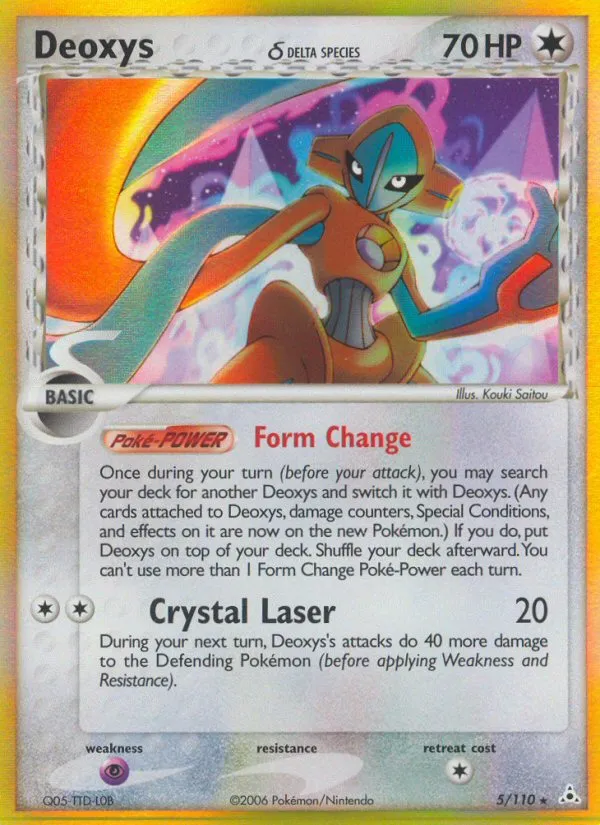 pokemon deoxys card value Deoxys (Normal Forme) (Movie Promo) (16/107)