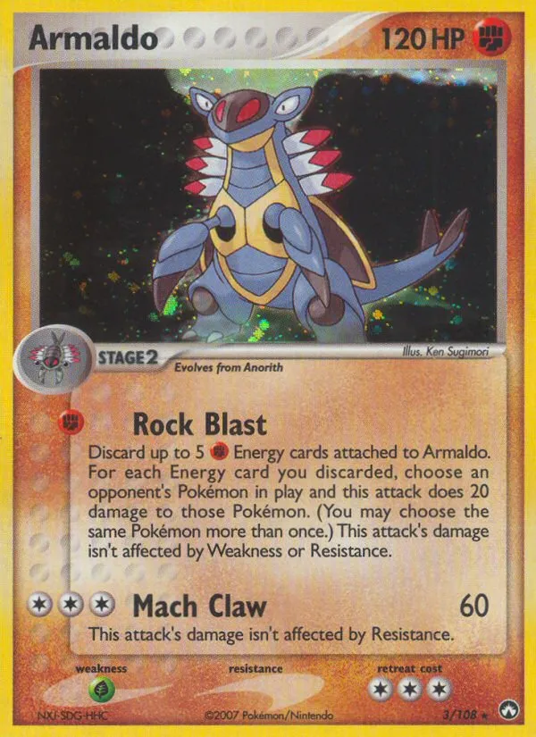 Armaldo | Pokémon Cards and Details | pkmn.gg