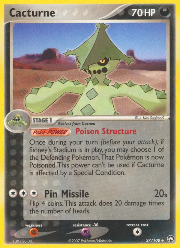 cacturne pokemon card value - (88/162) - XY Breakthrough Grass Psybeam (20) The Defending Pokmon is now Confused Cacturne Pokemon Cards Price Guide