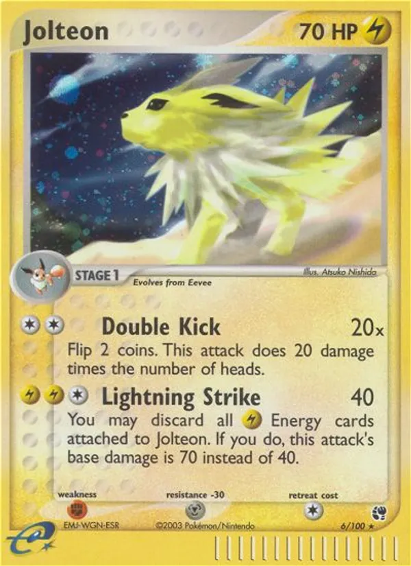 jolteon pokemon card worth Jolteon 3/17 Price 2026