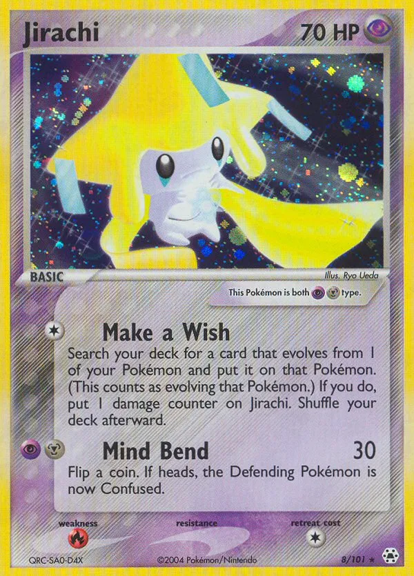 jirachi pokemon card Pokemon Single Promotional Card main image 0