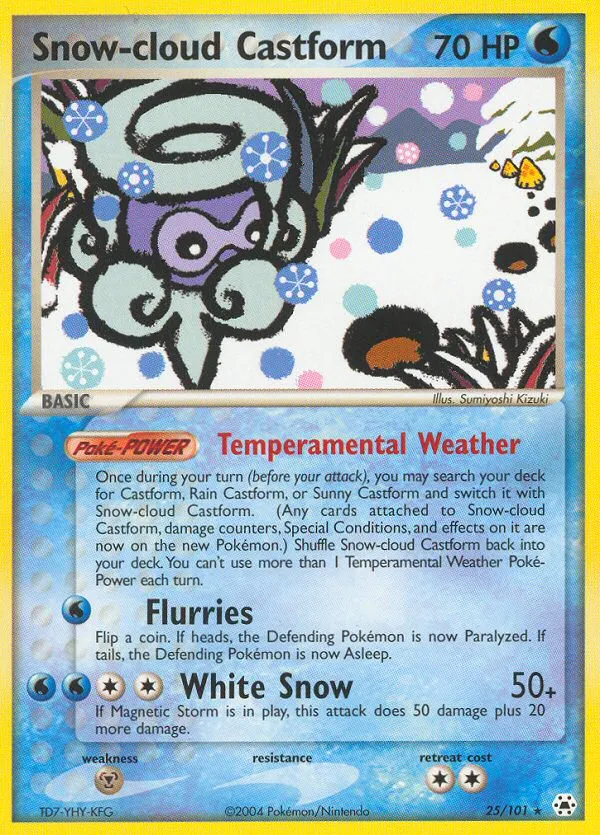castform rainy form pokemon card value Sword & Shield Chilling Reign ignore all Energy in this Pokmons attack costs Castform Rainy Form #33 Prices