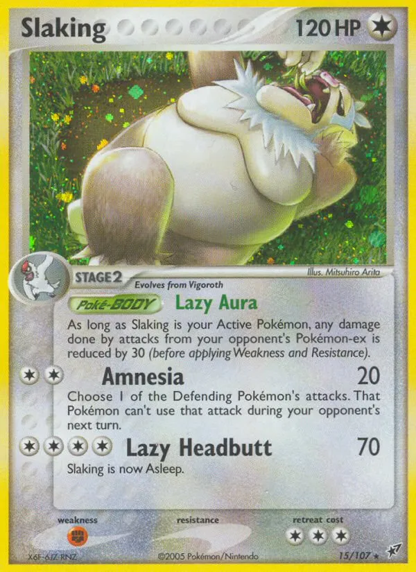 pokemon card slaking Amazon.com: Pokemon - Slaking ex 227/191 main image 0