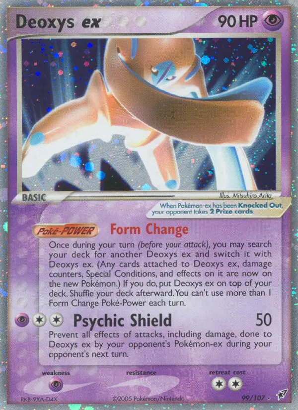 Top 25 Most Expensive Deoxys Pokémon Cards