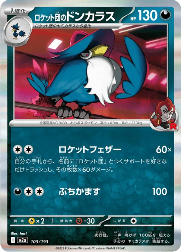 Team Rocket's Honchkrow