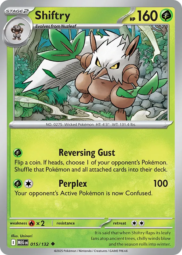 Shiftry #015/132 Mega Evolution | pkmn.gg