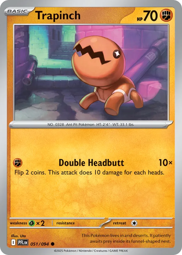 ポケモンカード Trapinch 50HP英語版 Trapinch | Pokémon Cards and Details | pkmn.gg