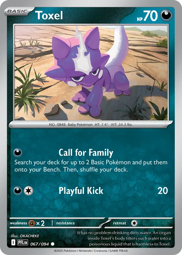 Toxel #067/094 Phantasmal Flames | pkmn.gg