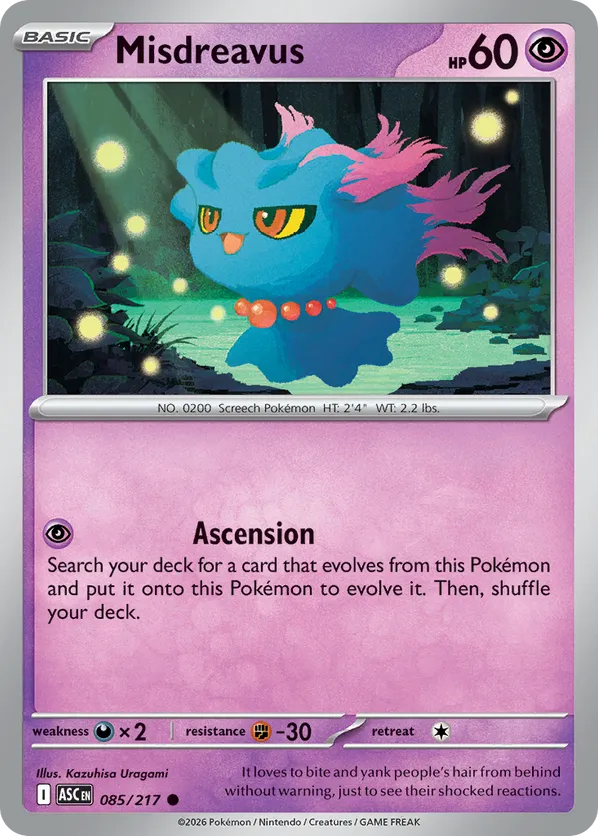 Most Expensive Misdreavus Pokémon Cards