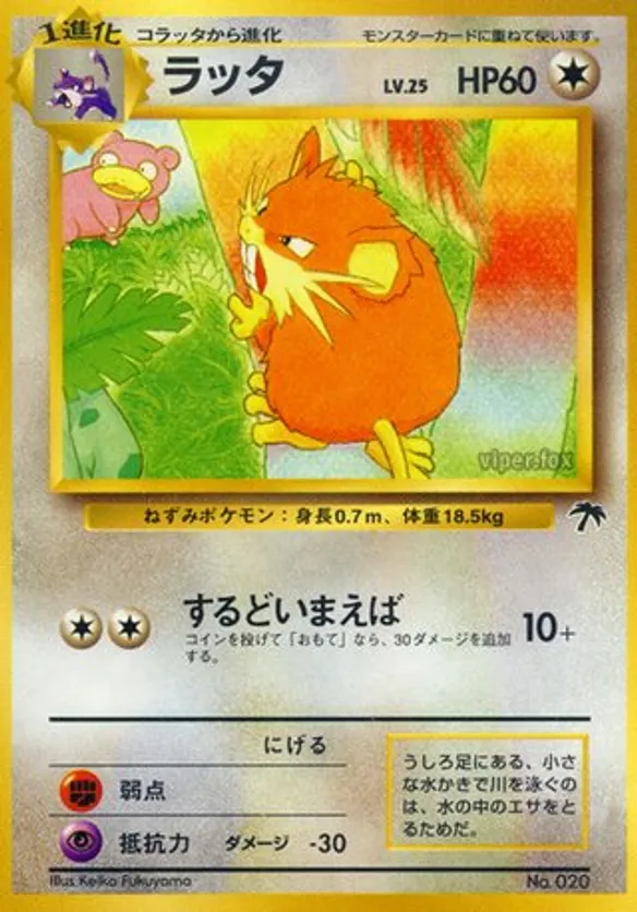 Raticate | Pokmon Cards and Details | pkmn.gg