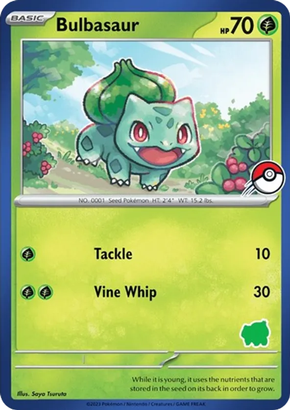 Bulbasaur | Pokémon Cards and Details | pkmn.gg