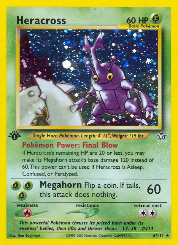 pokemon neo genesis card list price Typhlosion (18/111) Celebrate the incredible history of the TCG hobby by adding this Lugia 2000 Pokemon Neo Genesis Holo Rare #9 PSA Authenticated 7 Card to your vault Neo Genesis master set :