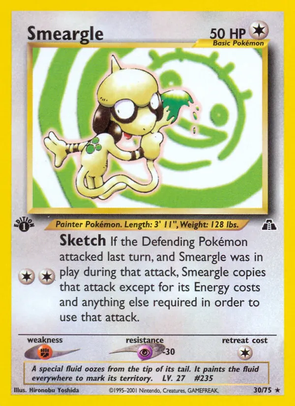 Smeargle | Pokmon Cards and Details | pkmn.gg