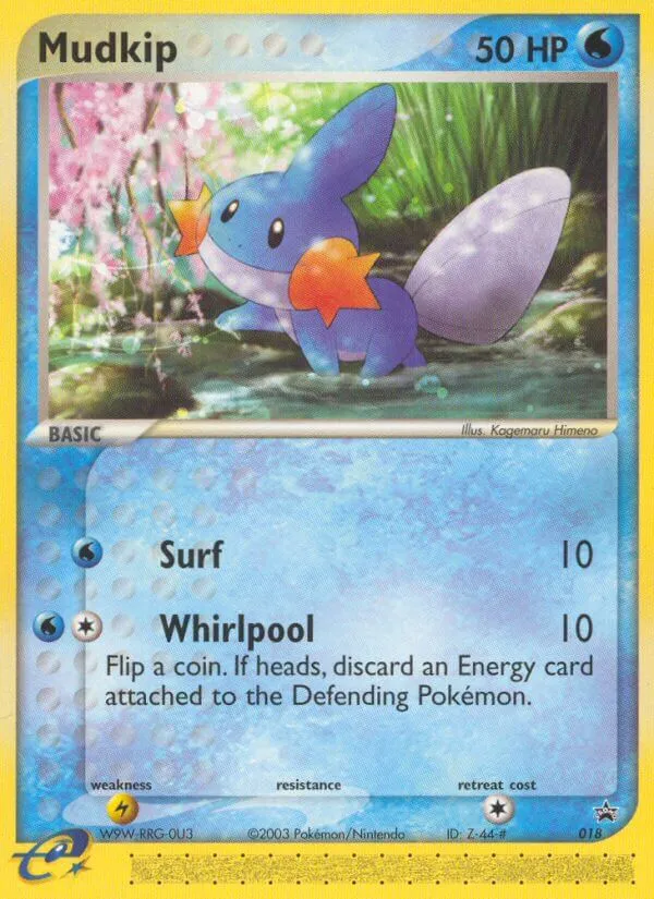 mudkip pokemon card holographic Pokemon Mudkip, Marshtomp & Swampert Card Lot - 13 Cards main image 0