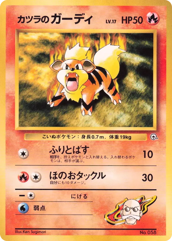 Blaines Growlithe LV17