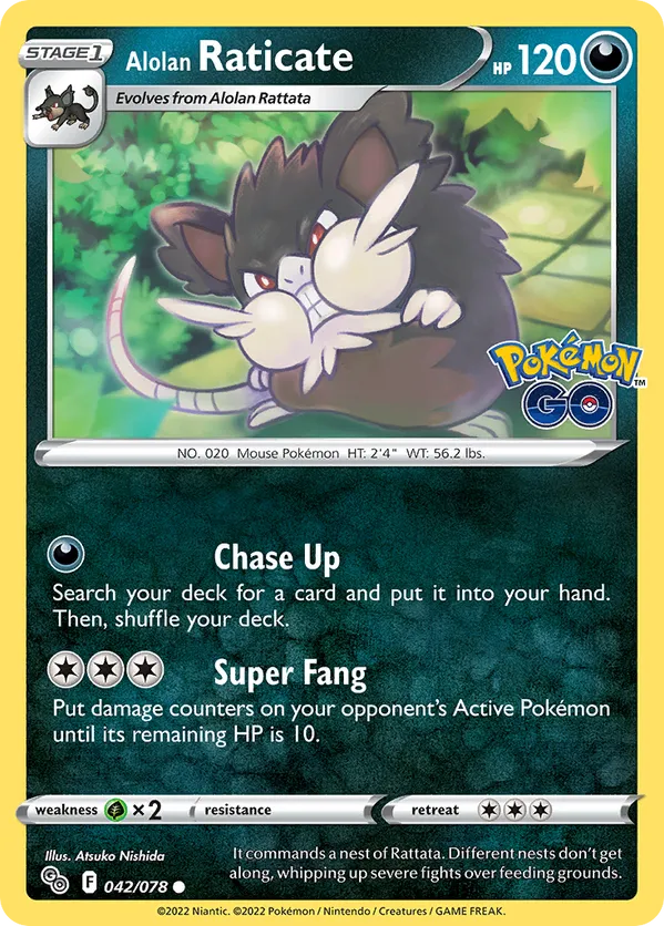 Alolan Raticate #042/78 Pokémon GO | pkmn.gg