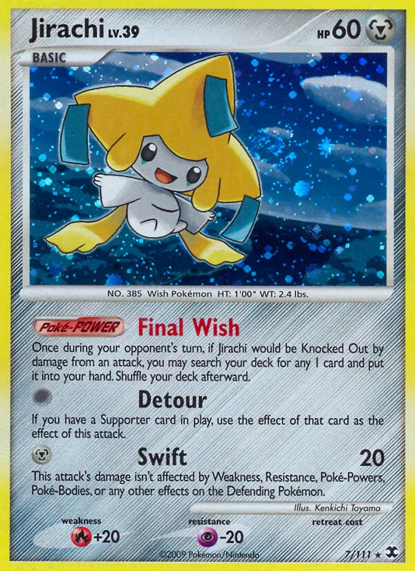 jirachi pokemon card full art Jirachi V (Full Art) - 170/189 (SWSH10) Ultra Rare - Near Mint Holofoil  (Graded
