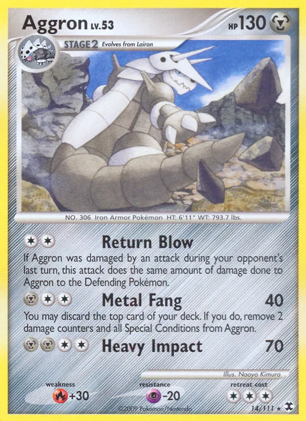pokemon aggron card POKMON GAME s12 067/098 R 30 Retreat Cost Aggron | Pokmon Cards and