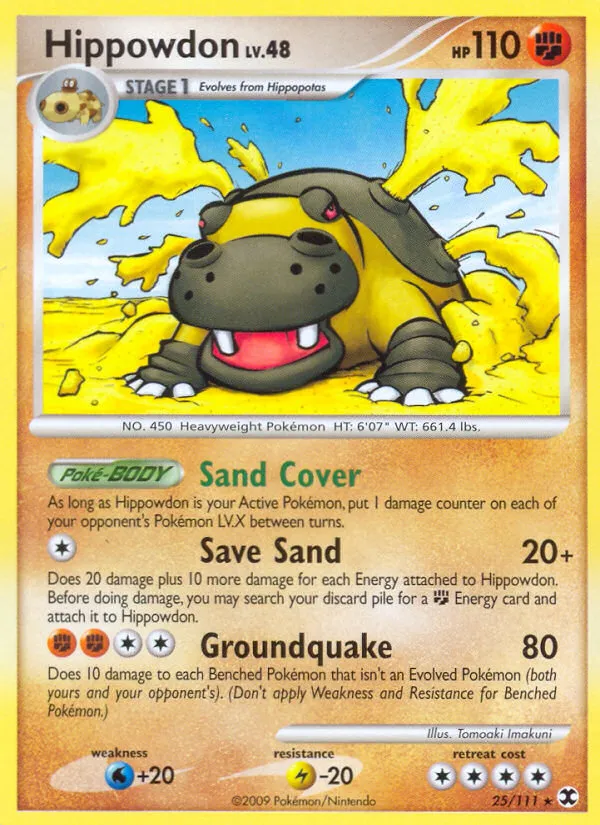 Hippowdon | Pokémon Cards and Details | pkmn.gg